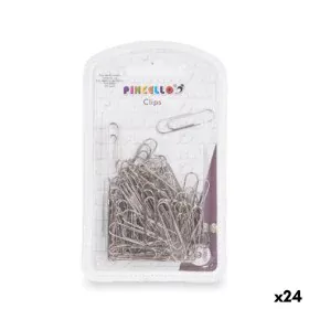 Clips Silver Medium Metal (24 Units) by Pincello, Clips, Clamps & Rings - Ref: S3630316, Price: 15,71 €, Discount: %