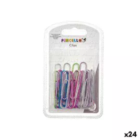 Clips Multicolour Metal (24 Units) Large by Pincello, Clips, Clamps & Rings - Ref: S3630324, Price: 14,87 €, Discount: %