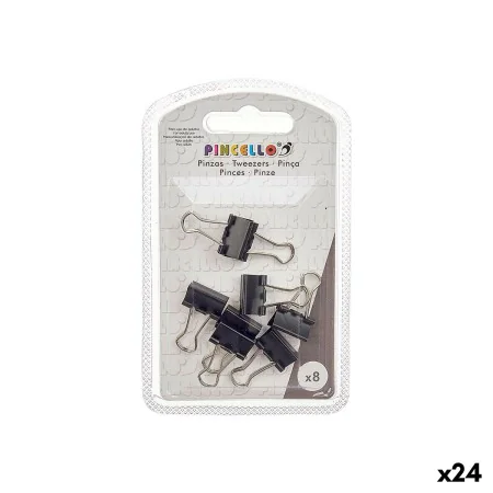 Clamps Clip Small Black Metal (24 Units) by Pincello, Clips, Clamps & Rings - Ref: S3630332, Price: 14,87 €, Discount: %