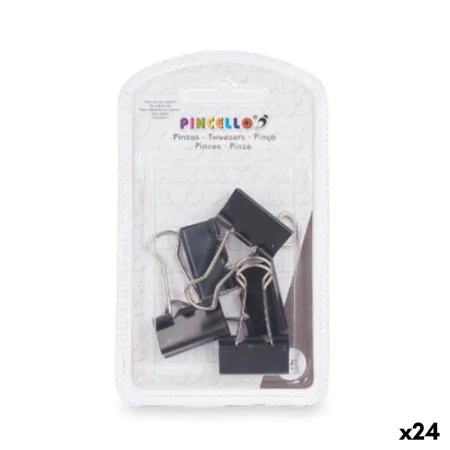 Pinzas Clip Mediano Negro Metal (24 Unidades) de Pincello, Clips, pinzas y anillos - Ref: S3630334, Precio: 15,71 €, Descuent...