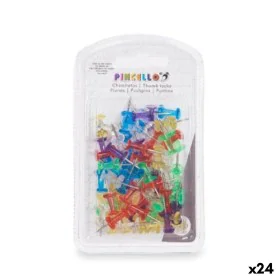 Punaises Multicouleur Métal Plastique (24 Unités) de Pincello, Épingles & Punaises - Réf : S3630338, Prix : 16,37 €, Remise : %