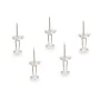 Drawing pins Transparent Metal Plastic (24 Units) by Pincello, Pins & Tacks - Ref: S3630340, Price: 15,71 €, Discount: %