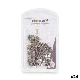 Chinchetas Plateado Metal (24 Unidades) de Pincello, Chinchetas y masilla adhesiva - Ref: S3630342, Precio: 14,50 €, Descuent...