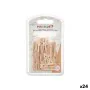 Pinces de serrage Petit Marron Bois (24 Unités) de Pincello, Trombonnes, Pinces & Anneaux - Réf : S3630350, Prix : 14,87 €, R...