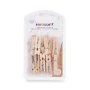 Pinces de serrage Moyen Marron Bois (24 Unités) de Pincello, Trombonnes, Pinces & Anneaux - Réf : S3630352, Prix : 14,87 €, R...