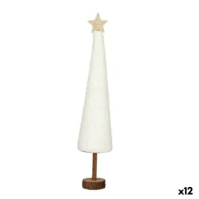 Árbol de Navidad Blanco Dorado 8,5 x 43 x 8,5 cm (12 Unidades) de Krist+, Navidad - Ref: S3630373, Precio: 46,69 €, Descuento: %