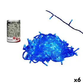 Wreath of LED Lights Blue 14,4 m Transparent 6 W (6 Units) by Krist+, Christmas - Ref: S3630377, Price: 81,26 €, Discount: %