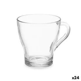 Tasse Transparent verre 280 ml (24 Unités) de Vivalto, Tasses - Réf : S3630402, Prix : 18,55 €, Remise : %