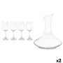 Set de pichets avec verres 420 ml 1,8 L (2 Unités) de Vivalto, Services de verres - Réf : S3630430, Prix : 34,34 €, Remise : %