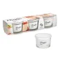 Set di scatole porta pranzo 200 ml Trasparente Vetro polipropilene (12 Unità) di Vivalto, Conservazione di alimenti - Rif: S3...