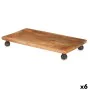 Centro de Mesa Marrón Rectangular 45 x 6 x 25 cm (6 Unidades) de Gift Decor, Adornos - Ref: S3630498, Precio: 65,19 €, Descue...