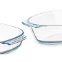 Set of trays Transparent Borosilicate Glass 700 ml 2 L (6 Units) by Vivalto, Roasting Pans - Ref: S3630508, Price: 44,65 €, D...