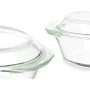 Casseruole Set Vetro Borosilicato Trasparente 700 ml 1 L 1,5 L (4 Unità) di Vivalto, Casseruole da forno - Rif: S3630514, Pre...