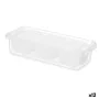 Organizador Blanco Plástico 28,2 x 6 x 11,7 cm (12 Unidades) de Kinvara, Organizadores de cajones - Ref: S3630520, Precio: 28...