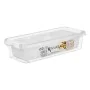 Organizador Blanco Plástico 28,2 x 6 x 11,7 cm (12 Unidades) de Kinvara, Organizadores de cajones - Ref: S3630520, Precio: 28...