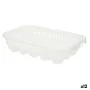 Coquetier Blanc Transparent Plastique 17,5 x 7 x 28,5 cm (12 Unités) de Kinvara, Étagères et supports - Réf : S3630522, Prix ...