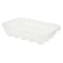 Copo para ovos Branco Transparente Plástico 17,5 x 7 x 28,5 cm (12 Unidades) de Kinvara, Prateleiras e estantes - Ref: S36305...