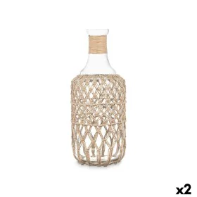 Botella Transparente 19 x 48 cm Decorativa (2 Unidades) de Gift Decor, Adornos - Ref: S3630527, Precio: 43,61 €, Descuento: %