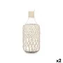 Botella Blanco Transparente 19 x 48 cm Decorativa (2 Unidades) de Gift Decor, Adornos - Ref: S3630531, Precio: 44,48 €, Descu...