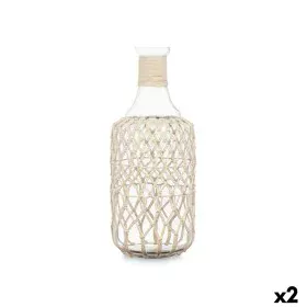 Flasche Weiß Durchsichtig 19 x 48 cm Deko (2 Stück) von Gift Decor, Ornamente - Ref: S3630531, Preis: 44,48 €, Rabatt: %