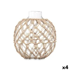 Boule Décorative Transparent Naturel 21 x 23 cm (4 Unités) de Gift Decor, Objets de décoration - Réf : S3630547, Prix : 55,97...