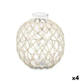 Sfera Decorativa Bianco Trasparente 21 x 23 cm (4 Unità) di Gift Decor, Soprammobili - Rif: S3630551, Prezzo: 57,09 €, Sconto: %