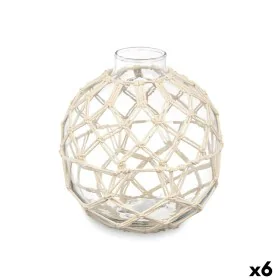 Bola decorativa Branco Transparente 18 x 20 cm (6 Unidades) de Gift Decor, Adornos - Ref: S3630553, Preço: 60,98 €, Desconto: %