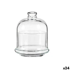 Assiette pour sucreries et chocolats Mini Basic Transparent verre 9,2 x 11,5 x 9,2 cm (24 Unités) de Pasabahce, Plats et plat...