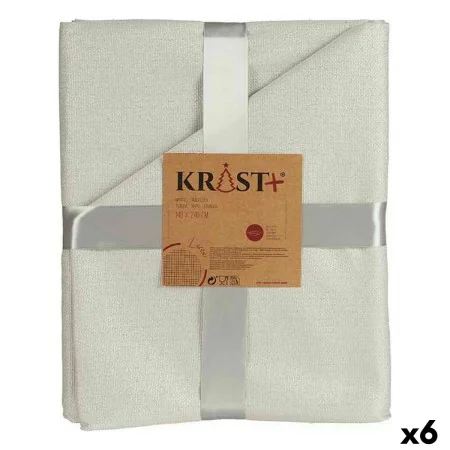 Nappe Argenté 240 x 140 cm (6 Unités) de Krist+, Nappes - Réf : S3630587, Prix : 102,09 €, Remise : %