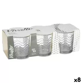 Set de Verres Ondes Transparent verre 265 ml (8 Unités) de Vivalto, Gobelets - Réf : S3630594, Prix : 20,09 €, Remise : %