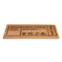 Doormat Boarding Pass Natural 60 x 1 x 40 cm (12 Units) by Gift Decor, Doormats - Ref: S3630620, Price: 56,53 €, Discount: %