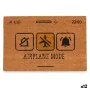 Paillasson Airplane Mode Jaune Naturel 60 x 1 x 40 cm (12 Unités) de Gift Decor, Paillassons - Réf : S3630622, Prix : 56,53 €...