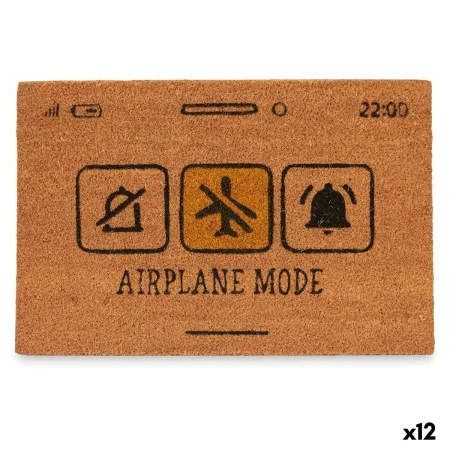 Tapete Airplane Mode Amarelo Natural 60 x 1 x 40 cm (12 Unidades) de Gift Decor, Felpudos - Ref: S3630622, Preço: 56,53 €, De...