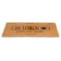 Doormat Airplane Mode Yellow Natural 60 x 1 x 40 cm (12 Units) by Gift Decor, Doormats - Ref: S3630622, Price: 56,53 €, Disco...