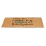 Paillasson Friends Bleu Naturel 60 x 1 x 40 cm (12 Unités) de Gift Decor, Paillassons - Réf : S3630628, Prix : 56,53 €, Remis...