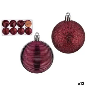 Set of Christmas balls Ø 6 cm Red PVC (12 Units) by Krist+, Christmas - Ref: S3630669, Price: 19,98 €, Discount: %