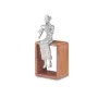 Figura Decorativa Flauta Doce Prateado Madeira Metal 13 x 27 x 13 cm de Gift Decor, Colecionáveis - Ref: S3630715, Preço: 56,...