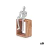 Statua Decorativa Sassofono Argentato Legno Metallo 13 x 27 x 13 cm di Gift Decor, Oggetti da collezione - Rif: S3630717, Pre...