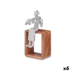 Figura Decorativa Violino Prateado Madeira Metal 13 x 27 x 13 cm de Gift Decor, Colecionáveis - Ref: S3630719, Preço: 55,83 €...