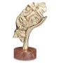 Deko-Figur Gesicht Gold Holz Metall 16,5 x 26,5 x 11 cm von Gift Decor, Sammlerstücke - Ref: S3630721, Preis: 56,94 €, Rabatt: %