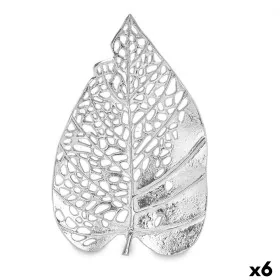 Figura Decorativa Hoja Plateado Metal 40,5 x 4 x 26 cm (6 Unidades) de Gift Decor, Esculturas - Ref: S3630741, Precio: 68,01 ...