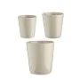 Conjunto de Vasos Ø 14 cm Ø 22 cm Ø 17 cm Cónica 3 Peças Cinzento de Ibergarden, Vasos para flores - Ref: S3630812, Preço: 13...