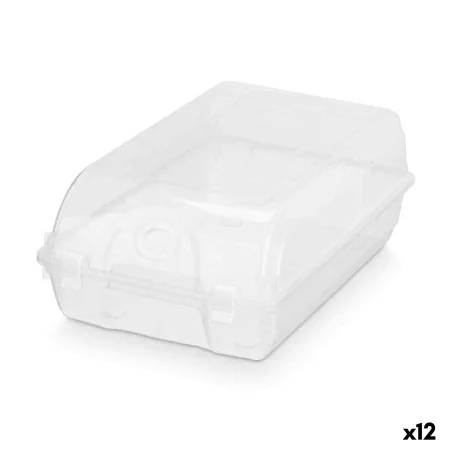 Boîte à chaussures empilable Transparent Plastique 21 x 13 x 37 cm (12 Unités) de Gondol, Accessoires de rangement pour armoi...