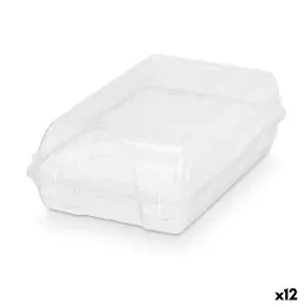 Boîte à chaussures empilable Transparent Plastique 19 x 10,5 x 33 cm (12 Unités) de Gondol, Accessoires de rangement pour arm...