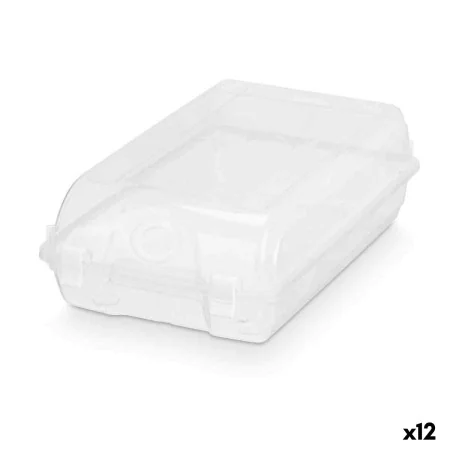 Stackable shoebox Transparent Plastic 19 x 10,5 x 33 cm (12 Units) by Gondol, Wardrobe storage accessories - Ref: S3630817, P...