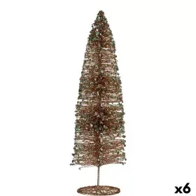 Albero di Natale Paillettes champagne 10 x 40 x 10 cm (6 Unità) di Krist+, Natale - Rif: S3630828, Prezzo: 44,59 €, Sconto: %