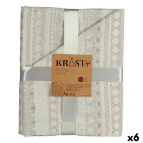 Mantel Grecia Plateado 240 x 140 cm (6 Unidades) de Krist+, Manteles - Ref: S3630830, Precio: 102,09 €, Descuento: %