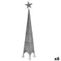 Christmas Tree Tower Star Silver Metal Plastic 28 x 127 x 28 cm (6 Units) by Krist+, Christmas - Ref: S3630838, Price: 65,19 ...