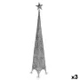 Weihnachtsbaum Stern Turm Silberfarben Metall Kunststoff 42 x 218 x 42 cm (3 Stück) von Krist+, Weihnachten - Ref: S3630839, ...