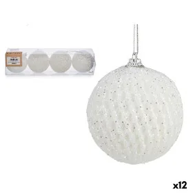 Set di palline di Natale Bianco polistirene (12 Unità) di Krist+, Natale - Rif: S3630860, Prezzo: 33,64 €, Sconto: %